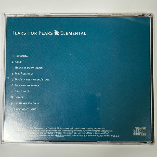 Tears For Fears / Elemental ティアーズ・フォー・フィアーズ ブレイク・イット・ダウン・アゲイン < CD/DVD/ビデオ  Tears For Fears / Elemental ティアーズ・フォー・フィアーズ ブレイク・イット・ダウン・アゲイン < CD/DVD/ビデオの