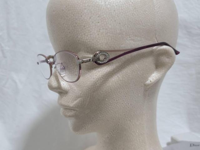 正規 Dior CDロゴ ラグジュアリー ジュエリーフレーム アイウェア ピンクゴールド オープンクロス サングラス○眼鏡 付属有 < ブランド 正規 Dior CDロゴ ラグジュアリー ジュエリーフレーム アイウェア ピンクゴールド オープンクロス サングラス○眼鏡 付属有 < ブランドの