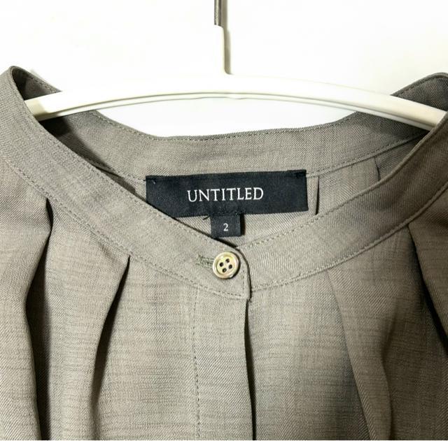 美品 UNTITLED アンタイトル 洗えるプリーツマキシワンピース 2 < ブランド  美品 UNTITLED アンタイトル 洗えるプリーツマキシワンピース 2 < ブランドの