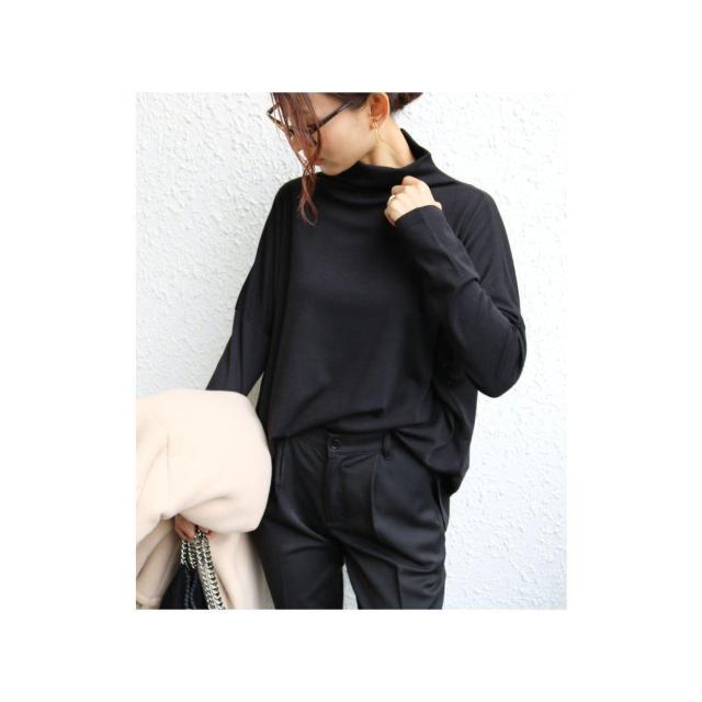 GIPSY BLUE/カットソー★タートルネックのブラックカットソー/タグ付き新品♪ < 女性ファッション  GIPSY BLUE/カットソー★タートルネックのブラックカットソー/タグ付き新品♪ < 女性ファッションの