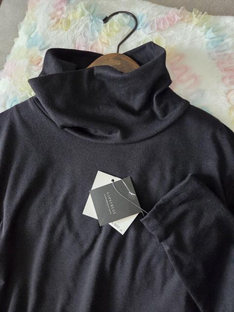 GIPSY BLUE/カットソー★タートルネックのブラックカットソー/タグ付き新品♪ < 女性ファッション  GIPSY BLUE/カットソー★タートルネックのブラックカットソー/タグ付き新品♪ < 女性ファッションの