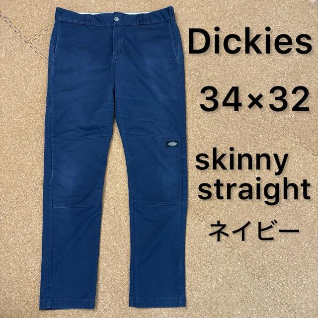 Dickiesディッキーズ 長ズボン ネイビー スキニー < 男性ファッション  Dickiesディッキーズ 長ズボン ネイビー スキニー  < 男性ファッションの