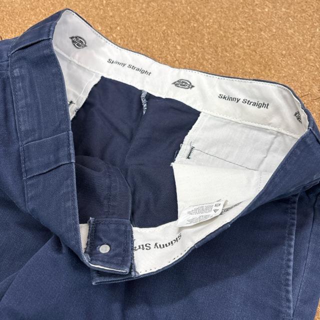 Dickiesディッキーズ 長ズボン ネイビー スキニー < 男性ファッション  Dickiesディッキーズ 長ズボン ネイビー スキニー < 男性ファッションの