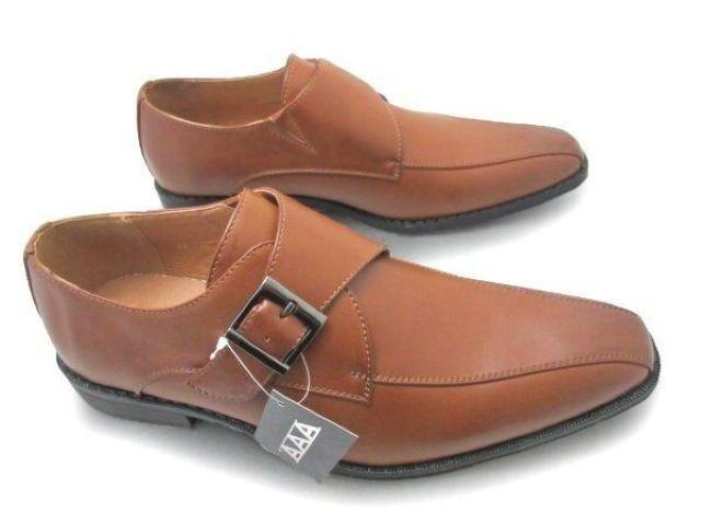 1円~C993新品AAAスワールトゥ/モンクストラップ防滑ソール26.5a3E LBR♂ < 男性ファッション  1円~C993新品AAAスワールトゥ/モンクストラップ防滑ソール26.5a3E LBR♂  < 男性ファッションの