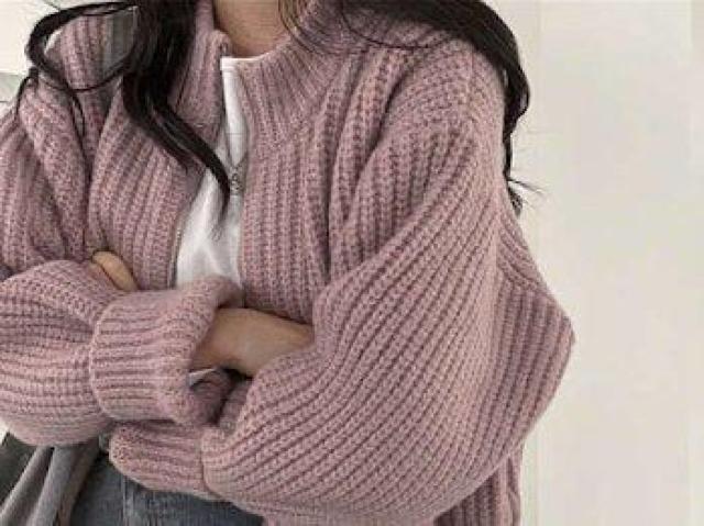 アウター ニット ブルゾン ジップアップ トップス 韓国 パープル < 女性ファッション アウター ニット ブルゾン ジップアップ トップス 韓国 パープル < 女性ファッションの