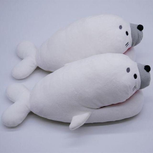 アニマルスリッパ ガブッとハグ あざらし < インテリア/ライフ アニマルスリッパ ガブッとハグ あざらし < インテリア/ライフの