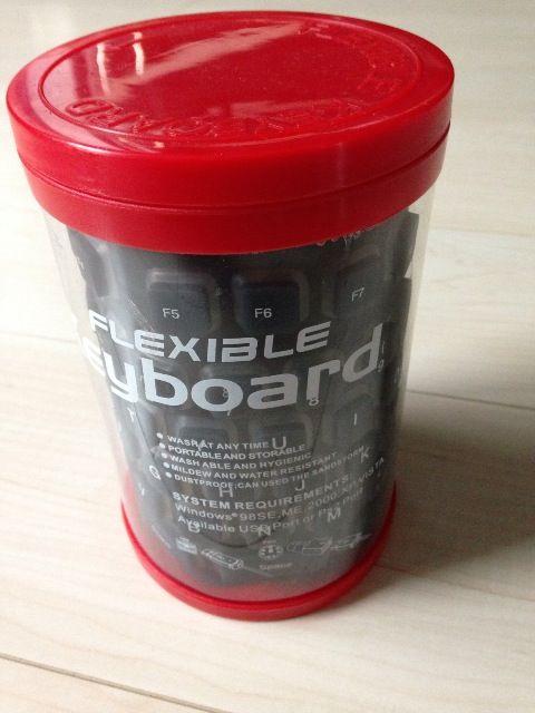 新品!水で洗える曲るキーボード! < PC本体/周辺機器  新品!水で洗える曲るキーボード!  < PC本体/周辺機器の