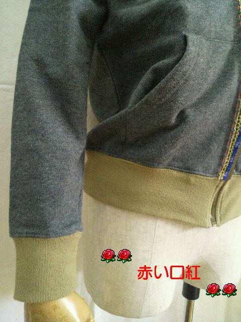 Sサイズ〜*TITICACA(チチカカ)コード刺繍・ジャケット・パーカーグレー < 女性ファッション  Sサイズ〜*TITICACA(チチカカ)コード刺繍・ジャケット・パーカーグレー < 女性ファッションの