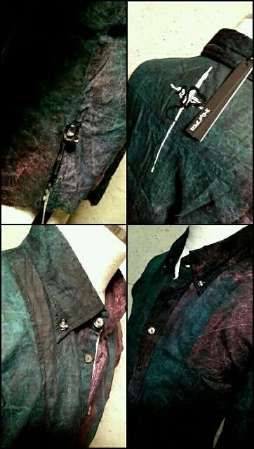 新品KMRIIケムリ NEBULA SHIRT 1 Green < ブランド  新品KMRIIケムリ NEBULA SHIRT 1 Green < ブランドの