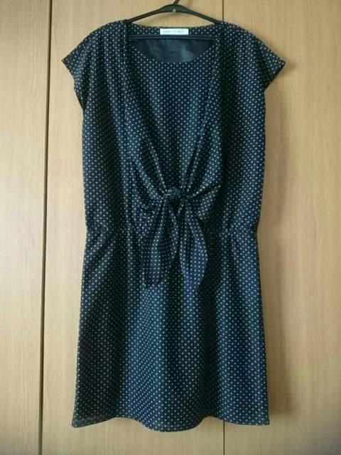 LINK IT ALL リンクイットオール☆デザインワンピース★上品ドット柄☆美品 < 女性ファッション  LINK IT ALL リンクイットオール☆デザインワンピース★上品ドット柄☆美品  < 女性ファッションの