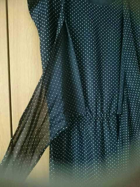 LINK IT ALL リンクイットオール☆デザインワンピース★上品ドット柄☆美品 < 女性ファッション  LINK IT ALL リンクイットオール☆デザインワンピース★上品ドット柄☆美品 < 女性ファッションの