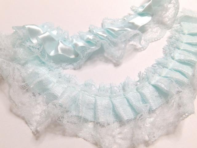 《New》オリジナルのハンドメイド(デコ)に…ふんわり*レース<120cm><ライトブルー> < ペット/手芸/園芸  《New》オリジナルのハンドメイド(デコ)に…ふんわり*レース<120cm><ライトブルー> < ペット/手芸/園芸の