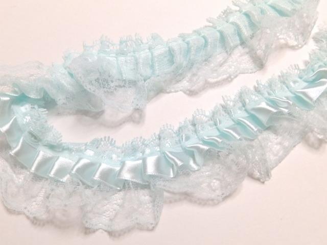 《New》オリジナルのハンドメイド(デコ)に…ふんわり*レース<120cm><ライトブルー> < ペット/手芸/園芸  《New》オリジナルのハンドメイド(デコ)に…ふんわり*レース<120cm><ライトブルー> < ペット/手芸/園芸の