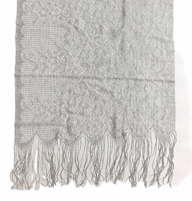 パーティー結婚式キラキラストール〓シルバーラメレース〓美品 < 女性ファッション パーティー結婚式キラキラストール〓シルバーラメレース〓美品 < 女性ファッションの