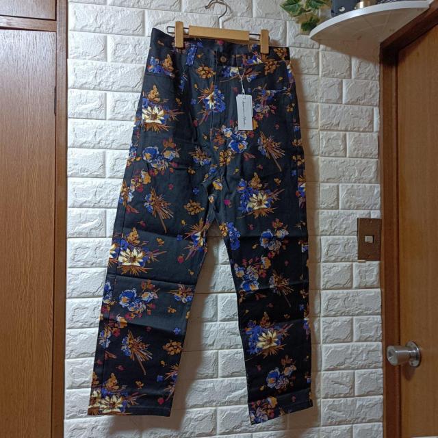 kawai okada★新品★花柄サルエルパンツ/ブラック < 女性ファッション  kawai okada★新品★花柄サルエルパンツ/ブラック  < 女性ファッションの