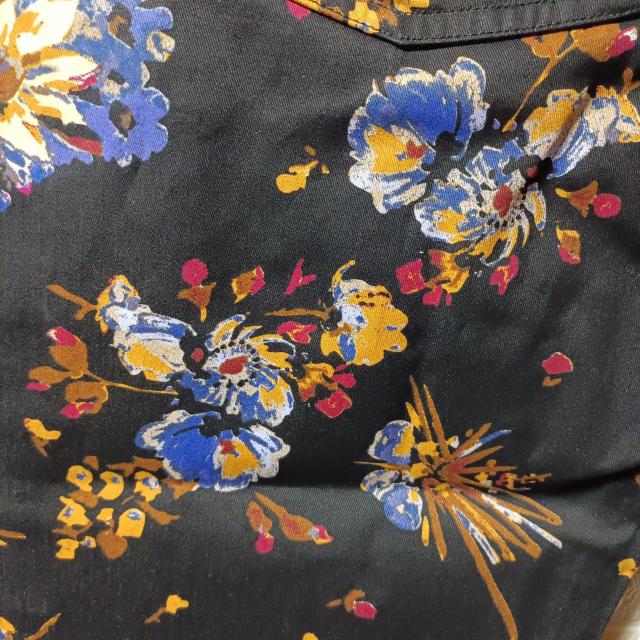 kawai okada★新品★花柄サルエルパンツ/ブラック < 女性ファッション  kawai okada★新品★花柄サルエルパンツ/ブラック < 女性ファッションの