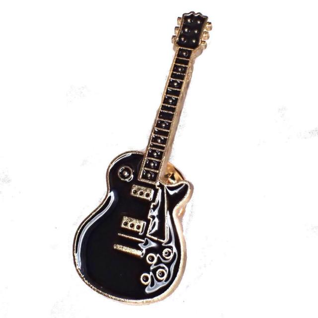エレキギター エナメル ピンバッジ ピンズ バッジ ブローチ ピンブローチ 黒色 ブラック ラペルピン < 男性アクセサリー/時計 エレキギター エナメル ピンバッジ ピンズ バッジ ブローチ ピンブローチ 黒色 ブラック ラペルピン < 男性アクセサリー/時計の
