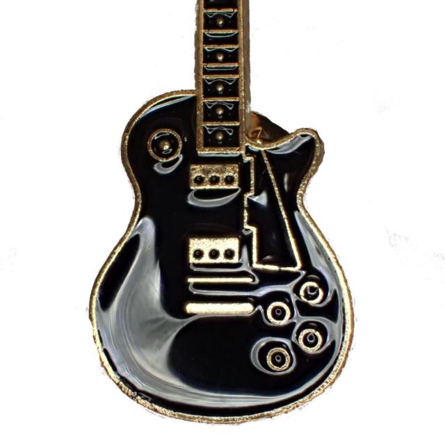 エレキギター エナメル ピンバッジ ピンズ バッジ ブローチ ピンブローチ 黒色 ブラック ラペルピン < 男性アクセサリー/時計 エレキギター エナメル ピンバッジ ピンズ バッジ ブローチ ピンブローチ 黒色 ブラック ラペルピン < 男性アクセサリー/時計の