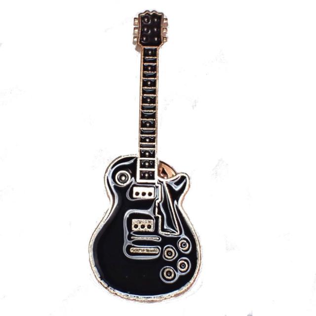 エレキギター エナメル ピンバッジ ピンズ バッジ ブローチ ピンブローチ 黒色 ブラック ラペルピン < 男性アクセサリー/時計 エレキギター エナメル ピンバッジ ピンズ バッジ ブローチ ピンブローチ 黒色 ブラック ラペルピン < 男性アクセサリー/時計の