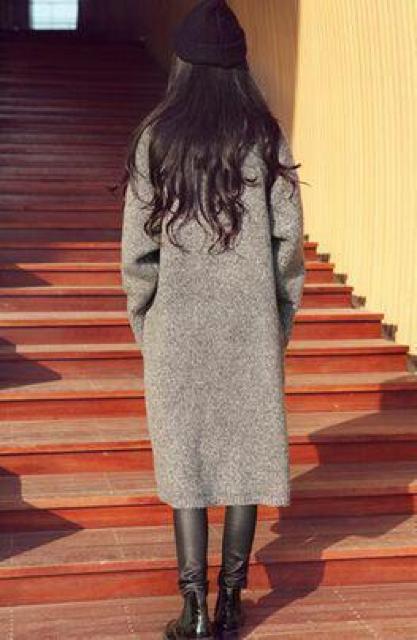 ★人気★ロングカーディガン★グレー < 女性ファッション  ★人気★ロングカーディガン★グレー < 女性ファッションの