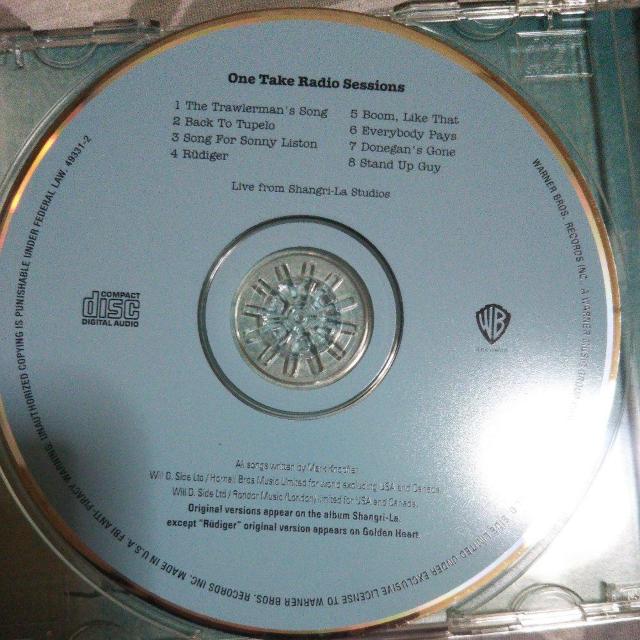 CD Mark Knopfler One Take Radio Sessions _CA[EXgCc }[NEmbv[  CD/DVD/rfI 
