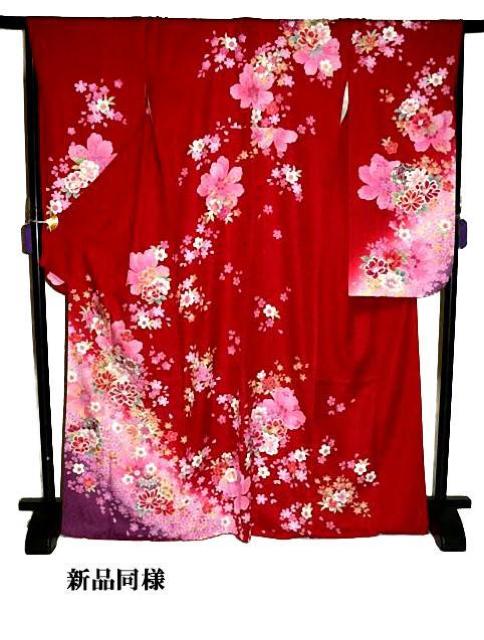 【最高級】新品同様 暈し染め 金彩 金駒シシュウ シシュウ 花手毬文 振袖 身丈170.5cm 裄丈68cm T3401 < 女性ファッション 【最高級】新品同様 暈し染め 金彩 金駒シシュウ シシュウ 花手毬文 振袖 身丈170.5cm 裄丈68cm T3401 < 女性ファッションの