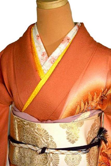 【最高級】美品 草木染友禅作家【小山仁郎】暈し染め 花鳥舞蝶文 付下げ 身丈169cm 裄丈65.5cm T3531 < 女性ファッション  【最高級】美品 草木染友禅作家【小山仁郎】暈し染め 花鳥舞蝶文 付下げ 身丈169cm 裄丈65.5cm T3531 < 女性ファッションの