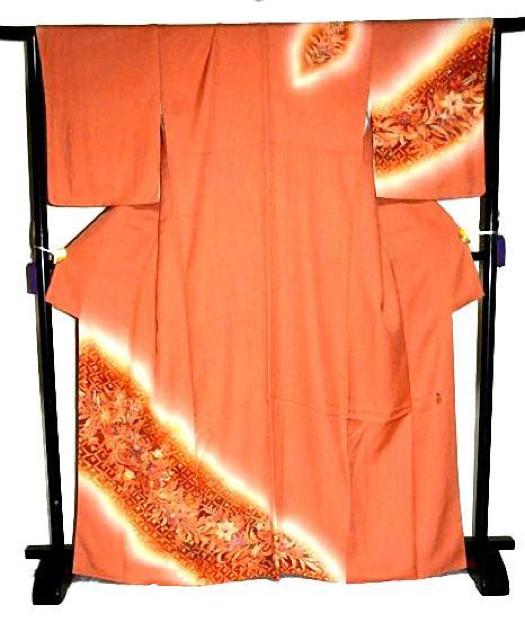 【最高級】美品 草木染友禅作家【小山仁郎】暈し染め 花鳥舞蝶文 付下げ 身丈169cm 裄丈65.5cm T3531 < 女性ファッション  【最高級】美品 草木染友禅作家【小山仁郎】暈し染め 花鳥舞蝶文 付下げ 身丈169cm 裄丈65.5cm T3531 < 女性ファッションの