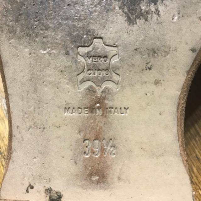 レア ミュウミュウ プラダ レザーサンダル 39.5 約26cm < ブランド レア ミュウミュウ プラダ レザーサンダル 39.5 約26cm < ブランドの