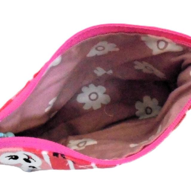 【15p幅ミニ】◆ダッフィー・シェリーメイ×ピンクマリン柄◆ファスナーポーチ < 女性ファッション 【15p幅ミニ】◆ダッフィー・シェリーメイ×ピンクマリン柄◆ファスナーポーチ < 女性ファッションの