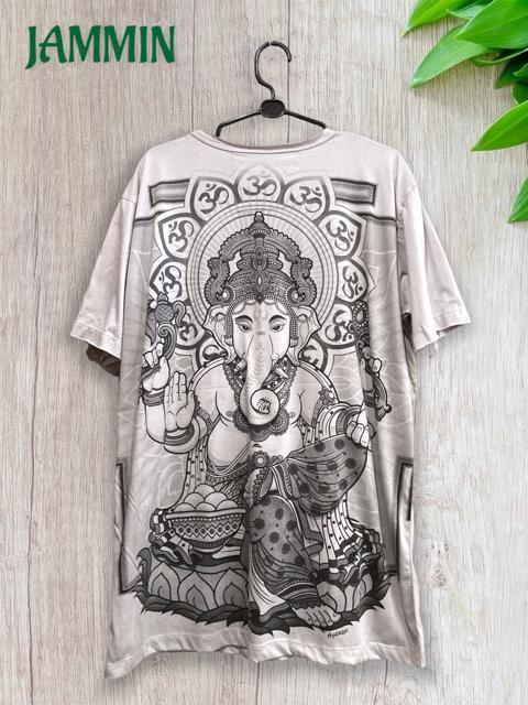 ガネーシャ神Tシャツ エスニック アジアン ガネーシャ ヒッピー 個性派 神様 < 男性ファッション ガネーシャ神Tシャツ エスニック アジアン ガネーシャ ヒッピー 個性派 神様 < 男性ファッションの