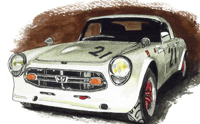 NC-206ホンダNSX/S800RS限定版画 直筆サイン額装 < 自動車/バイク NC-206ホンダNSX/S800RS限定版画 直筆サイン額装 < 自動車/バイク