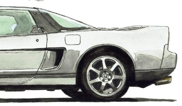 NC-206ホンダNSX/S800RS限定版画 直筆サイン額装 < 自動車/バイク NC-206ホンダNSX/S800RS限定版画 直筆サイン額装 < 自動車/バイク