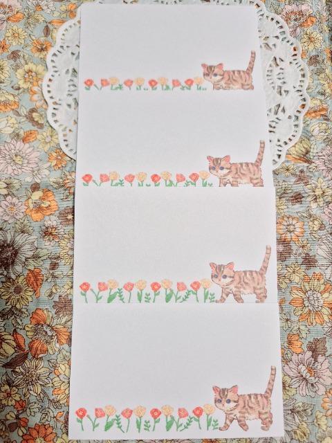 お裾分け☆猫柄メッセージカード4枚☆ < インテリア/ライフ お裾分け☆猫柄メッセージカード4枚☆ < インテリア/ライフの