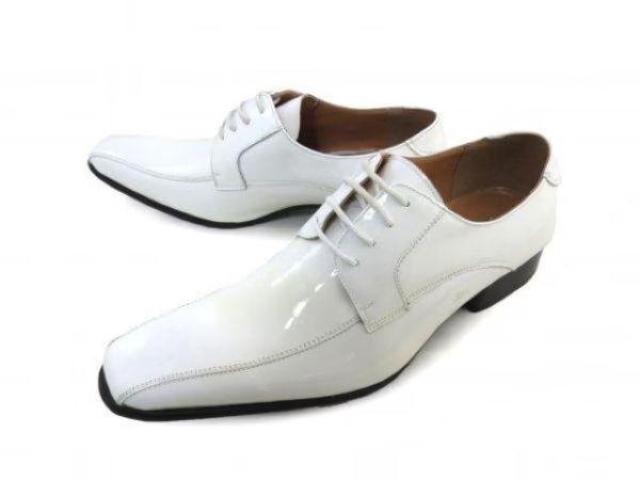 1円~C108新品SARABANDE本革日本製スワールトゥ/レースアップ外羽根ドレスシューズ24a艶白♂ < 男性ファッション 1円~C108新品SARABANDE本革日本製スワールトゥ/レースアップ外羽根ドレスシューズ24a艶白♂ < 男性ファッションの