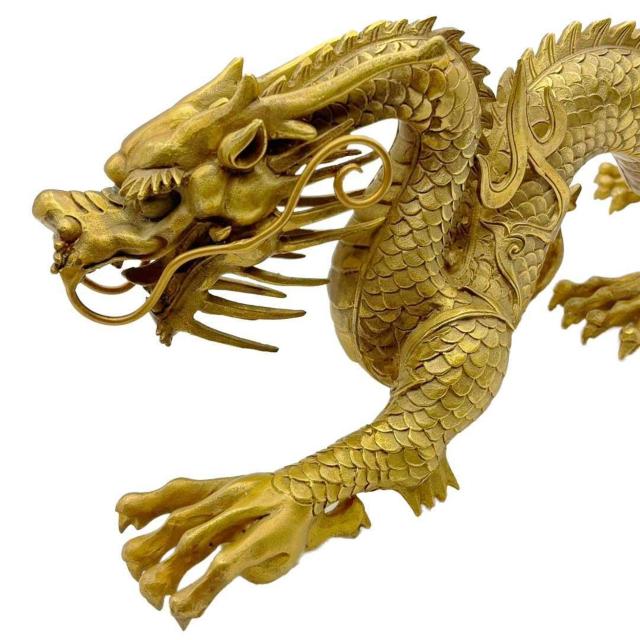 風水 置物 龍 五本爪龍 皇帝龍 ドラゴン 真鍮 ブロンズ オブジェ < インテリア/ライフ 風水 置物 龍 五本爪龍 皇帝龍 ドラゴン 真鍮 ブロンズ オブジェ < インテリア/ライフの