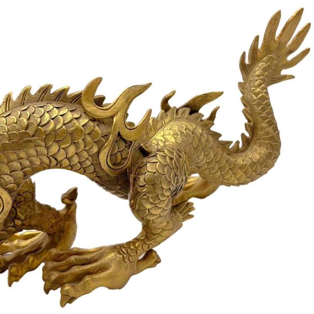 風水 置物 龍 五本爪龍 皇帝龍 ドラゴン 真鍮 ブロンズ オブジェ < インテリア/ライフ 風水 置物 龍 五本爪龍 皇帝龍 ドラゴン 真鍮 ブロンズ オブジェ < インテリア/ライフの