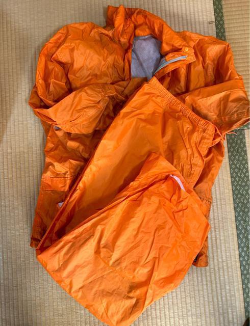 雨の日まとめセットレインコートパンツ上下雨具オレンジorangeバイクツーリング < 男性ファッション 雨の日まとめセットレインコートパンツ上下雨具オレンジorangeバイクツーリング < 男性ファッションの