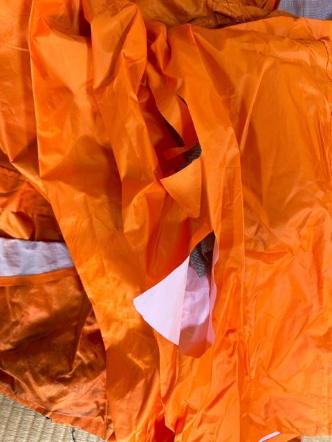 雨の日まとめセットレインコートパンツ上下雨具オレンジorangeバイクツーリング < 男性ファッション 雨の日まとめセットレインコートパンツ上下雨具オレンジorangeバイクツーリング < 男性ファッションの