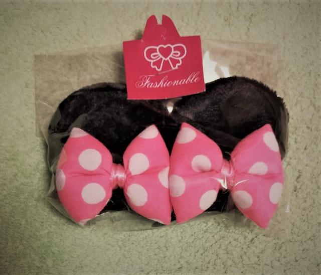 ミニーマウス★リボンヘアピン★オレンジピンク★1秒でミニーに♪ < おもちゃ  ミニーマウス★リボンヘアピン★オレンジピンク★1秒でミニーに♪ < おもちゃの