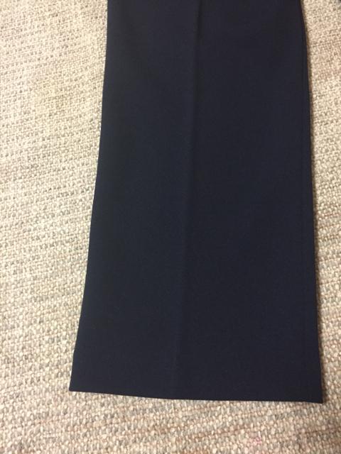 695.新品☆ウエストゴムスラックス  パンツ☆紺☆サイズM < 女性ファッション  695.新品☆ウエストゴムスラックス  パンツ☆紺☆サイズM < 女性ファッションの