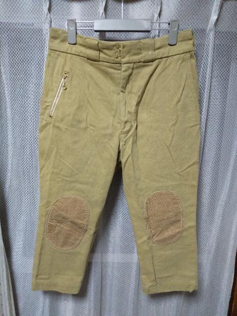02DERIV. ツーディライヴ クロップドパンツ Sサイズ 1 ユーズド加工 ベージュ カーキ < 男性ファッション  02DERIV. ツーディライヴ クロップドパンツ Sサイズ 1 ユーズド加工 ベージュ カーキ  < 男性ファッションの