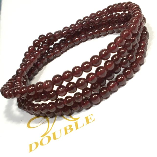 《No.007》長さ72cm 4連 天然石ガーネット 4mm珠 内径16cm < 男性アクセサリー/時計  《No.007》長さ72cm 4連 天然石ガーネット 4mm珠 内径16cm < 男性アクセサリー/時計の