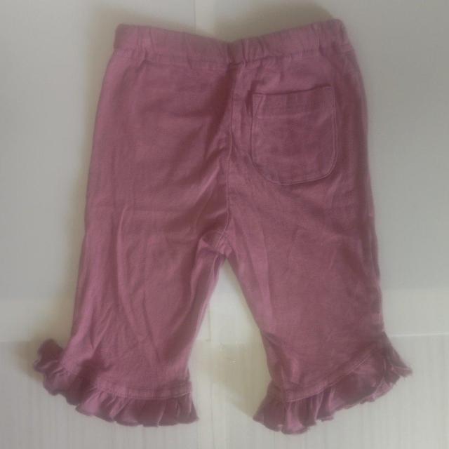 裾フリルが可愛いムラサキ?ピンク?のハーフパンツ サイズ90 送料無料 < キッズ/ベビー  裾フリルが可愛いムラサキ?ピンク?のハーフパンツ サイズ90 送料無料 < キッズ/ベビーの
