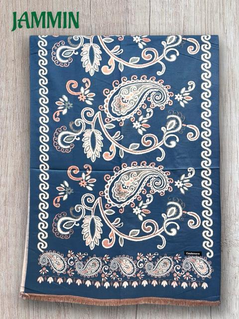 ペーズリー柄カシミヤストール カシミア アジアン エスニック ストール < 女性ファッション  ペーズリー柄カシミヤストール カシミア アジアン エスニック ストール < 女性ファッションの