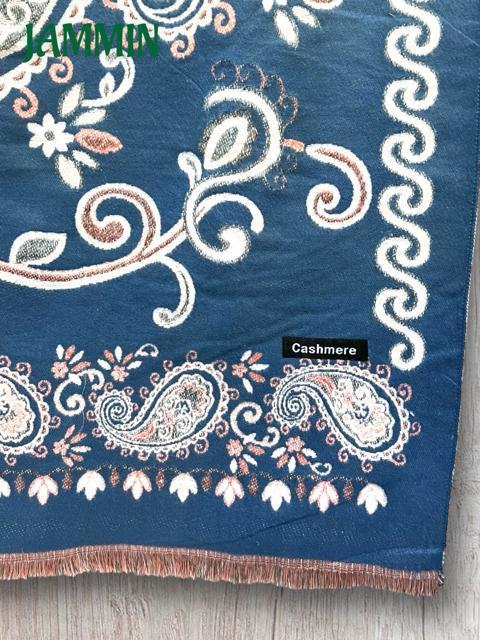 ペーズリー柄カシミヤストール カシミア アジアン エスニック ストール < 女性ファッション  ペーズリー柄カシミヤストール カシミア アジアン エスニック ストール < 女性ファッションの