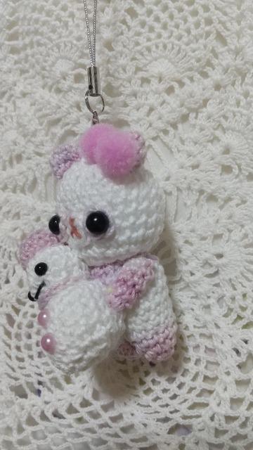 雪だるまとカラフルぱんだ*編みぐるみストラップ(ドリーム) < ペット/手芸/園芸 雪だるまとカラフルぱんだ*編みぐるみストラップ(ドリーム) < ペット/手芸/園芸の