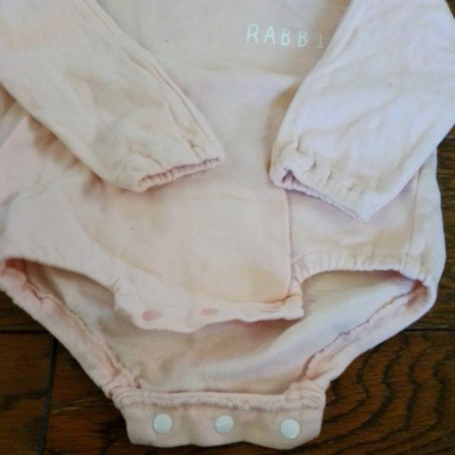 70サイズ ピンク ラビット うさぎ 長袖 < キッズ/ベビー 70サイズ ピンク ラビット うさぎ 長袖 < キッズ/ベビーの