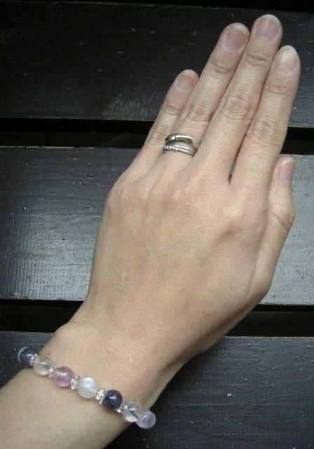 アイオライトxアメジストxミルキークォーツxムーンストーン < 女性アクセサリー/時計  アイオライトxアメジストxミルキークォーツxムーンストーン < 女性アクセサリー/時計の