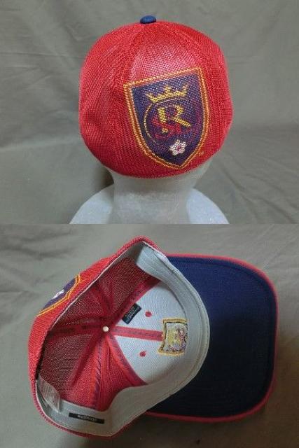 adidas製【MLS】レアル ソルトレイク ロゴ刺繍メッシュCAP < レジャー/スポーツ  adidas製【MLS】レアル ソルトレイク ロゴ刺繍メッシュCAP < レジャー/スポーツの